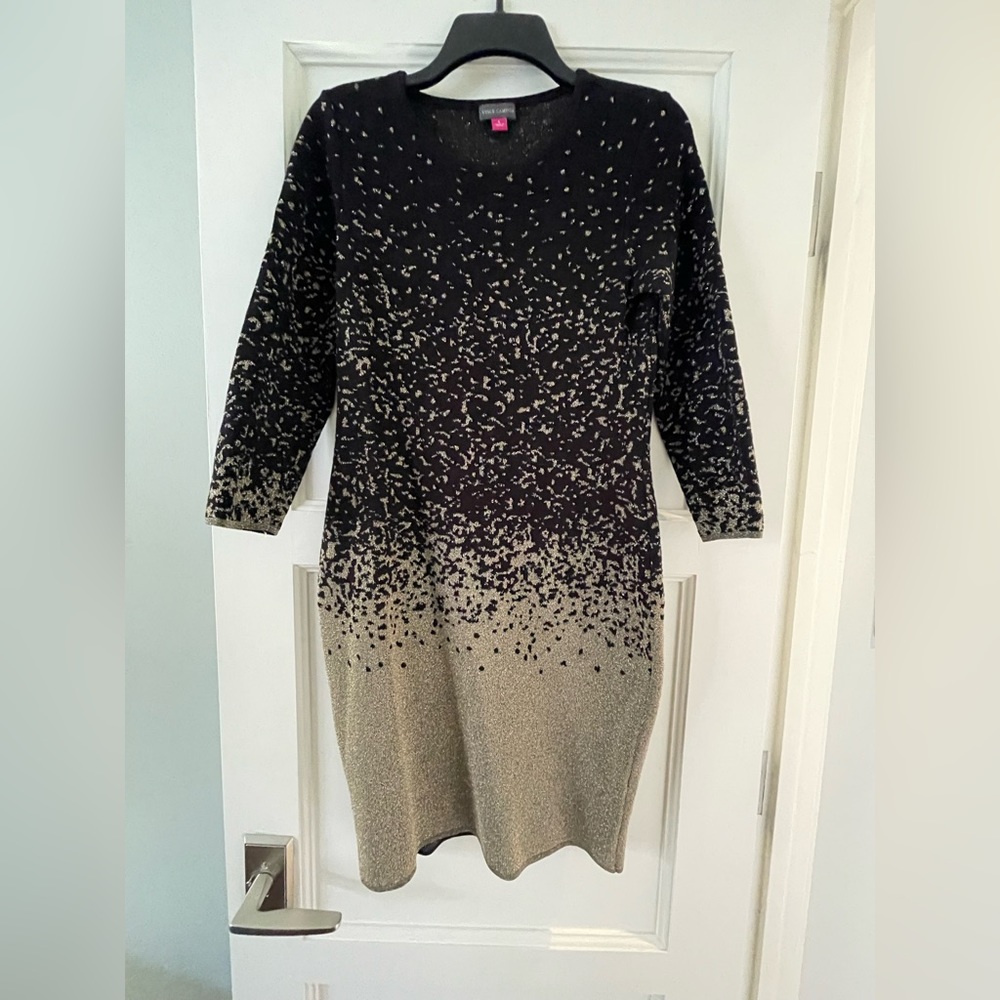 Vince Camuto Sweater Dress with Sparkle Detail